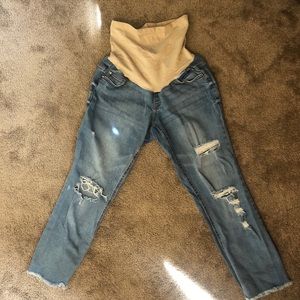 Jessica Simpson Maternity Distressed Jeans